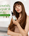 Rosemary Mint Hair Oil 60 ml| Hair Growth Oil with Biotin for Thicker, Stronger Hairs | Scalp Treatment & Rosemary Hair Growth 0il