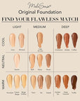 SeneGence MakeSense Original Foundation, Pecan, 1 Fl Oz, Long-Lasting Oil-Free Formula with Skin-Nourishing Ingredients, Water-Resistant