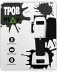 TPOB Play Barber Hair Clippers for Men 7500 RPM with Rubber Grips (White)