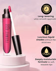 Frankie Rose Cosmetics Lip Gloss | Non-Sticky Formula, Long Lasting Lip Gloss, Bold Pigment & Hydrating Lip Gloss, Crushed Berries Glossy Lip Gloss, 20g