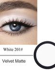 Erinde White Matte Eyeshadow Palette, Single White Pressed Powder Eye Shadow, Ultra-Blendable, Pigmented Color, Long Lasting, Halloween Blood Makeup Base, Cruelty-Free & Vegan