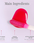 Côte Beauty's Peptide Lip Shine in Lola, Ultra Hydrating & Long-Lasting Coral Plumping Lip Gloss for Women with Hyaluronic Acid, Shea Butter & Jojoba Oil, Vegan & Cruelty-Free, 0.12 Fl Oz