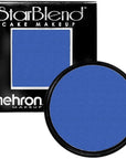 Mehron Makeup StarBlend Cake Makeup | Wet/Dry Pressed Powder | Powder Foundation | Blue Face Paint & Body Paint 2 oz (56g)