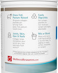 Wellness Resources Collagen Peptides - Pasture Raised, Grass Fed 100% Collagen Protein - Hydrolyzed Type I and III Collagen Peptides Powder, Unflavored (500 Grams/ 17.6 Ounces)
