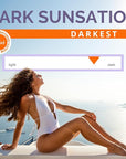 Sun Laboratories By Giesee Dark Sunsation Spray Tan Solution 1/2 Gallon - Professional Self Tanner, Spray Tan, Fake Tan, Airbrush Tanning Solution, Non-Toxic, Dark Sunless Tanning Spray