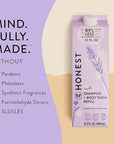 The Honest Company 2-in-1 Cleansing Shampoo + Body Wash Refill Carton | Gentle for Baby | Naturally Derived, Tear-free, Hypoallergenic | Lavender Calm, 32 fl oz