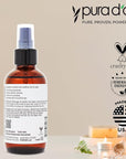 PURA D'OR Scalp & Hair Strengthening Oil (3.3oz x3 = 9.9oz) Supports Optimal Growth, Reduce Breakage, Nourish Roots for Healthier, Fuller, Thicker Hair - Rosemary, Castor & Peppermint Oil