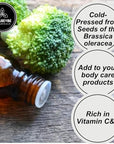 Naturevibe Botanicals Broccoli Oil 32 Ounces | 100% Pure and Natural | Great for Skin Care and Hair Care
