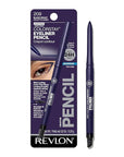 REVLON ColorStay Pencil Waterproof Eyeliner, Smudge-Proof, Eye Makeup with Built-In Sharpener, Packaging May Vary, 209 Black Violet, 0.01 oz