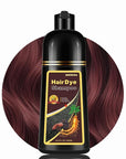 Brown Hair Dye Shampoo, Herbal Hair Color Shampoo, Long Lasting Brown Hair Dye, Shampoo Para Pintar el Cabello, Works in Minutes, 16.90 Fl Oz, Easy to Use