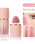 AKARY Mousse Liquid Blush, Soft Cream Makeup Blush, Cheek Tint(06#Mystery)