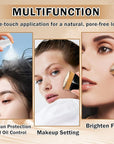 AWCCXMYM Sunscreen Powder Setting Powder SPF 35 Mineral Full Coverage Scalp Sunscreen Setting Spray Powder Makeup for Hair Face Body Flawless Skin, Vegan & Cruelty Free #Translucent