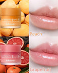 Lip Mask Overnight, Lip Sleeping Mask, (peach&grapefruit)
