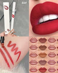Longwear Liquid Lip Liner, Matte Lip Tint Stain Marker Pen, 2 in1 Liquid Lipstick & Lip Liner Pencil, Long Lasting Waterproof Lip gloss for Women, Fuller Lips Makeup (08(Orchid))