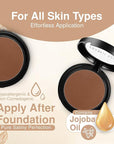 Frankie Rose Cosmetics Powder Foundation – Full Coverage Grams (Espresso)