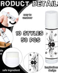 50 Pcs Halloween Spooky Lip Balm