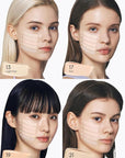 MISSHA M PERFECT COVER SERUM BB CREAM No.13 Light Fair- Fair with Cool Undertone, Skin Tint, Tinted Moisturizer, Skin Care Foundation Makeup, Superfood Complex, Glass Skin, Korean Makeup,1.18 Fl oz