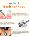 TeraRX® Terahertz Stone Meridian Dial Bar Tool – Authentic Terahertz Gua Sha Facial Tool with Acupressure Tip for Face, Neck, Back & Body – Energy Stone Scraping Tools for Circulation & Relaxation