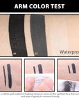 Kaely 2Pcs Black Silver Gel Eyeliner Pencil,Natural Cream Eye Liner Waterproof Smudge Proof,Cat Eye Black Smokey Eyeshadow Palette Stick Crayon,Goth Halloween Makeup,delineador de ojos contra el agua