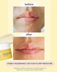 Saturday Skin Yuzu Vitamin C Lip Mask Overnight Lip Sleeping Mask Moisturizing For All Skin Types Softer & Smoother Pout Lip Balm Hydrating Infused with Vitamin B5 Non-Sticky, Vegan & Cruelty-Free