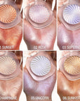 Cream Highlighter Makeup Palette, Glow Highlighters Makeup Powder,