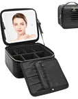 Relavel makeup train case with
