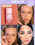SHEGLAM Liquid Blush Makeup for Cheeks Matte Finish Hush Hush