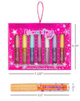 14pc Fruity Flavored Lip Gloss Set - Lip Gloss in Assorted Fruity Flavors, Non Toxic Makeup for Kids & Teens