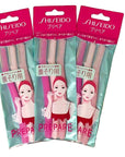 FT Shiseido Facial Razor 3pcs(L) x 3 Pack (total 9 pcs) + Original Oil Blotting Paper Maiko