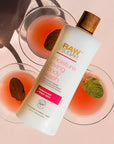 RAW SUGAR Simply Body Wash, (25 Fl Oz, Pack of 1) Bath Soap, Formulated without Sulfates & Parabens (Watermelon + Fresh Mint)