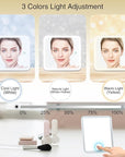 Relavel makeup train case with