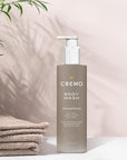 Cremo Skin Moisturizing Almond Bloom Women's Body Wash, Notes of Spicy Pink Pepper, Creamy Almond, and Soft Suede, 16 Fl Oz