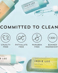 Indie Lee Soothing Facial Cleanser - Moisturizing Face Wash + Makeup Remover for Sensitive Skin - Plump, Hydrate + Calm Redness with Rose Damascena + Chamomile Oil for Skin (125ml)