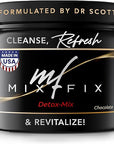 Detox Powder, Full Spectrum Detox Cleanse Mix, Detox for Natural Cleansing and Vitality, Liver Cleanse Detox, Detox Cleanse for Weight Loss, Natural Detox Powder, Vegan Detox Supplement (Chocolate)