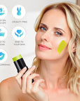 Go Ho Ogre Green Face Paint Stick,Water Based Washable Face Body Paint,Non-toxic Full-coverage Cream Ogre Green Body Paint for Halloween Costume Cosplay SFX Alien Makeup