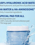 WELLAGE Real Hyaluronic Blue Toner Pad – Korean Toner Pads for Calming & Moisturizing with Hyaluronic Acid - Exfoliating Pads for Skin Smooth, K-Beauty Skincare, 70 Sheets