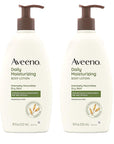 Aveeno Active Naturals Daily Moisturizing Lotion, 18-Ounce Pump (Pack of 2)