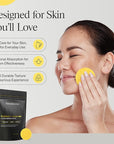 Turmeric Kojic Acid Cleansing Pads - Turmeric Face Scrub Pads with Vitamin C (30 pads), Kojic Acid and Turmeric Cleansing Pads for Exfoliation - Made With Vitamin B5