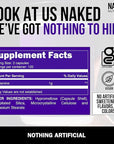 Naked L-Glutamine Muscle Recovery Capsules, 1000mg, 240 Count, Made in The USA, Non-GMO, Gluten and Soy Free