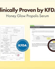 TOSOWOONG Honey Glow 65% Propolis Serum, Hyaluronic Acid, Kojic Acid, Niacinamide, Hydrating Facial Soothing Moisturizer for Irritated Uneven Skin Tone, Glass Skin, Korean Skin Care, 33ml, 1.11 fl.oz.