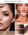 3PCS Liquid Contour Beauty Wand, Liquid Blush Highlighter