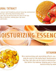 4Pcs Honey Strawberry Lip Balm Honey Exfoliator