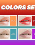 Plumping Lip Oil, 4PCS Hydrating Lip Glow Gloss Moisturizing Tinted Lip Balm Lasting Nourishing Protects Soothes, Comforts Transparent Lip Care Toot, Natural Ingredients Non-sticky Big Brush Glitter Primer Lip Tint (SET A)