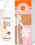 Sun Laboratories By Giesee Tan Overnight Self Tanning Lotion 32 oz - Medium To Dark Self Tanner, Sunless Tanning Lotion, Odorless Long Lasting Tanning Lotion, Instant Tanner Lotion for Face & Body