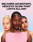 Sacheu Liquid Glow STAY-N Liquid Highlighter & Illuminator Makeup — 30ml Long Lasting Luminous Glow Lightweight Dewy Finish, Golden Hour