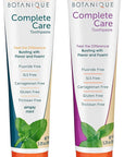 Himalaya Botanique Complete Care Toothpaste, Mint and Spearmint - Fluoride Free Toothpaste for Clean Teeth & Fresh Breath - Vegan, Gluten Free, No Artificial Flavors, 5.29 oz (Pack of 2)