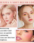 3PCS Milk Cooling Water Jelly Tint Stick Water Tint Milk Jelly Blush Tint Stick Lip and Cheek Stain Multi-Use Jelly Lip Tint Stain Non-sticky Makeup Stick(Pink+Coral+Red)