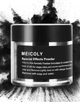 MEICOLY Black Special Effects Powder,Ultrafine Loose Dirt Powder Halloween,Charred Ash, 0.88Oz