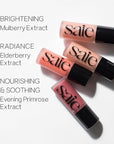 Saie Dew Liquid Blush for Cheeks - Hydrating Cream Blush Stick with a Blendable + Buildable Formula - Skincare Infused Dewy Cheek Tint for a Natural Flush - Glowy Makeup Essential - Chilly (.40 oz)