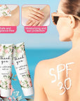 36 Pcs Sunscreen for Wedding Favors SPF 30 Wedding Mini Sunscreen Lotion 1 oz Travel Sunscreen Bulk Bridal Shower Favors Gifts for Wedding Guest Gifts Party Supplies (Flower)